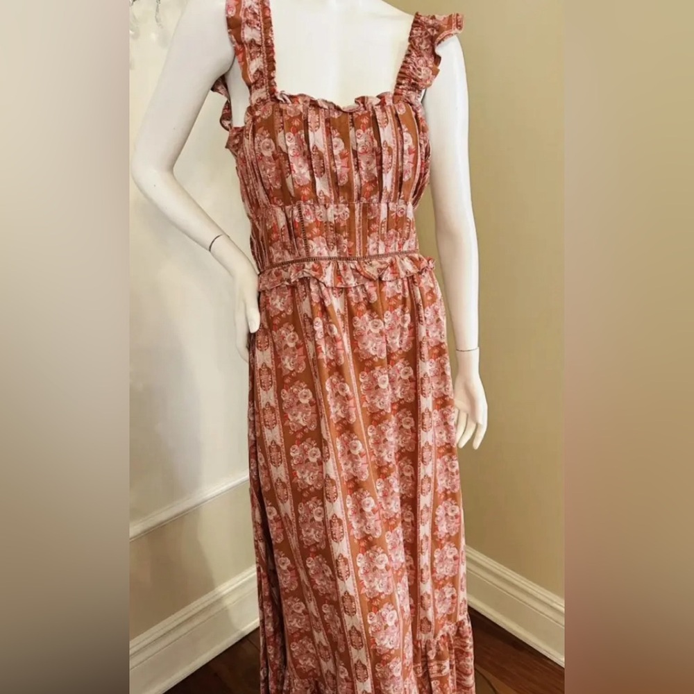 House of Harlow 1960s linen maxi dress - Picture 2 of 2
